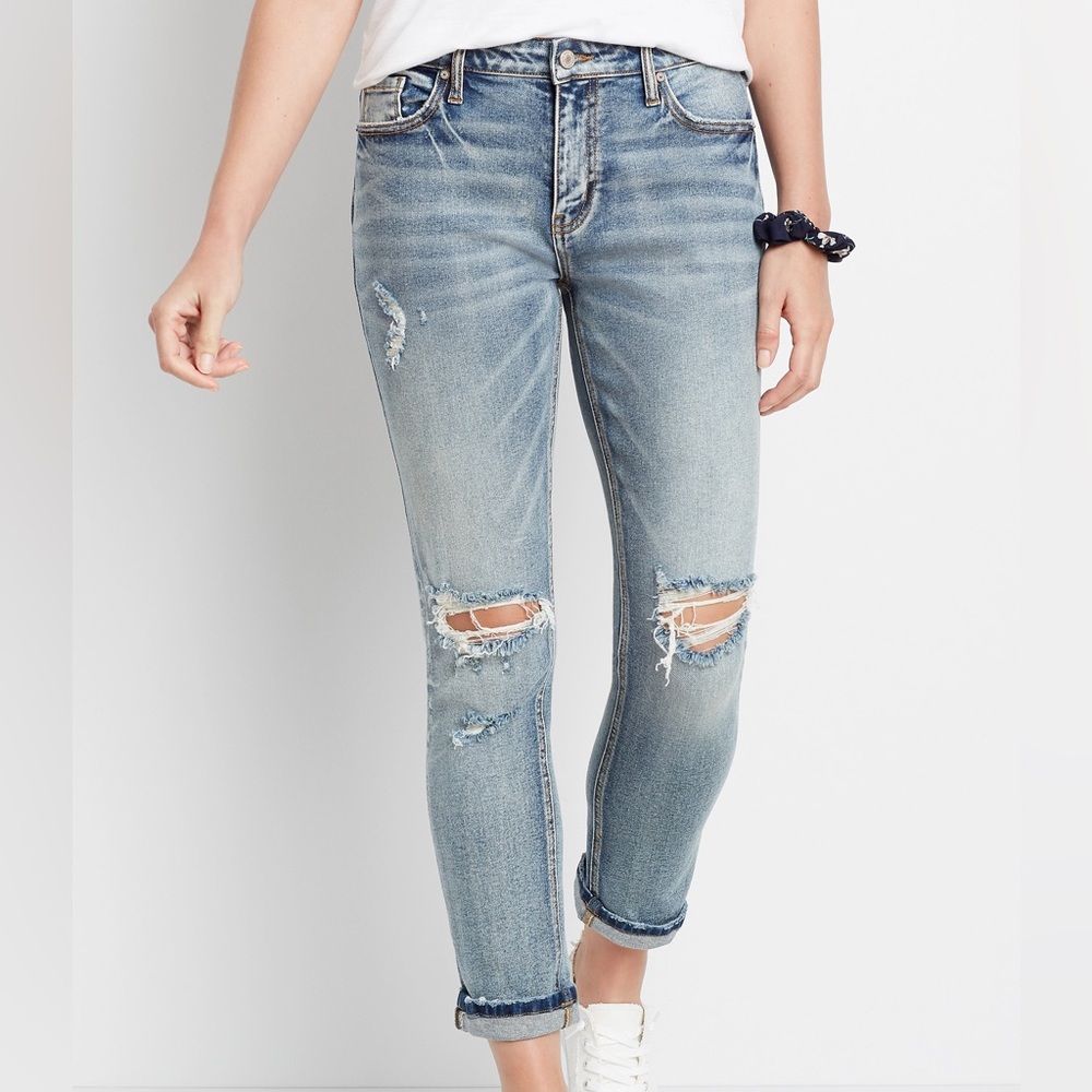 KanCan Light Blue Boyfriend Jeans